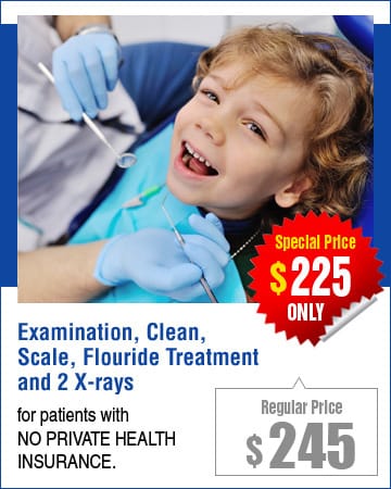 Examination, Clean, Scale,Flouride Treatment