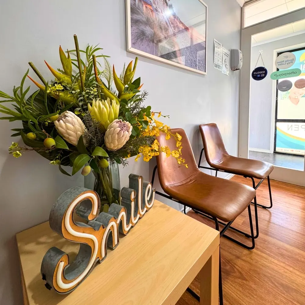 Welcoming MS Dental waiting area