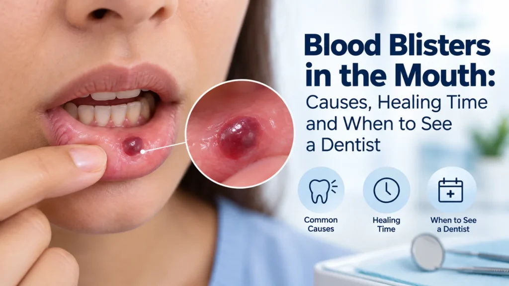 Blood Blisters in the Mouth: Causes, Healing Time and When to See a Dentist